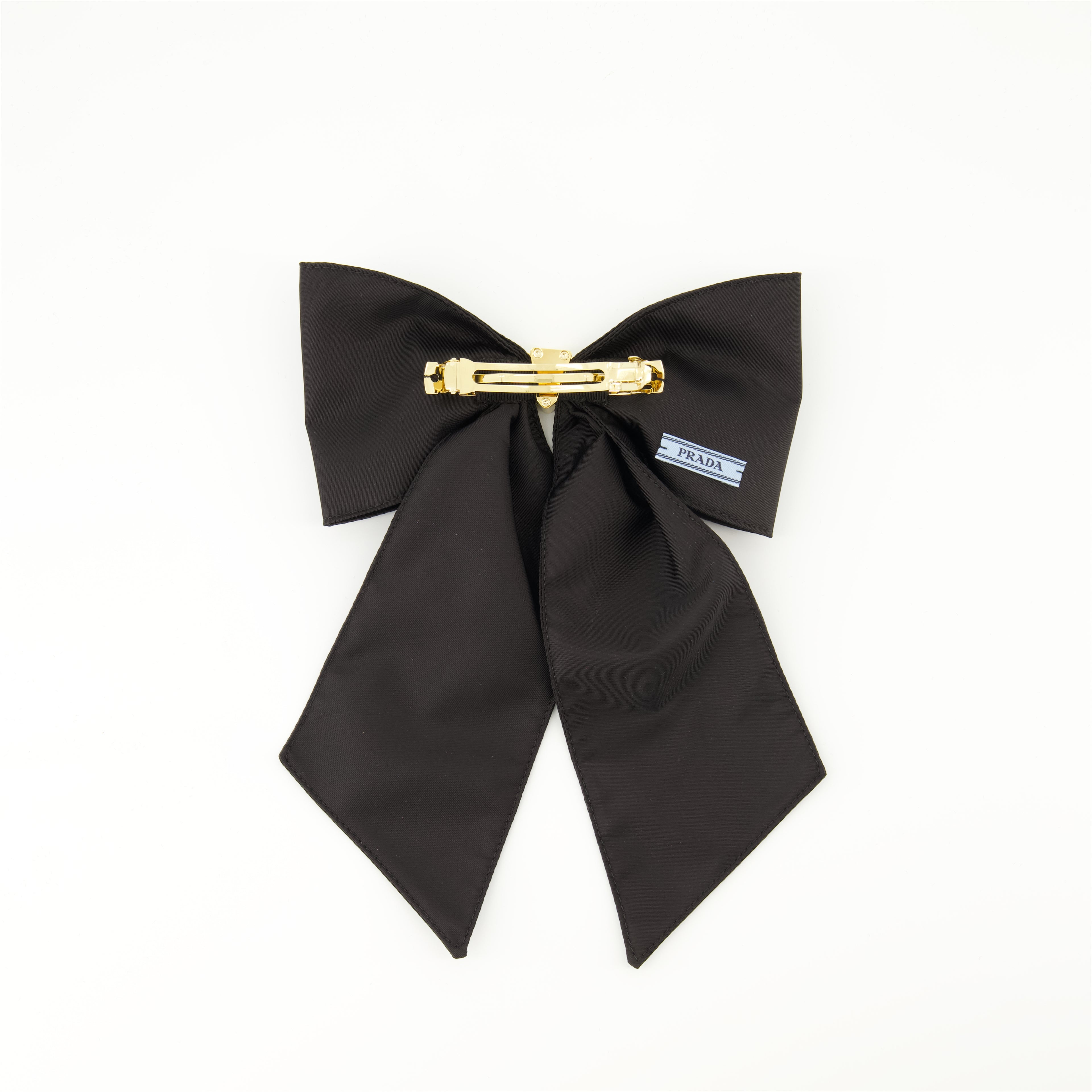 Chapeaux, casquettes et bonnets Barrete à noeud Prada Noir Femme