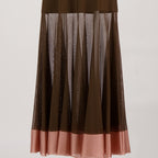 Vestidos Vestido de Tecido Fendi Marrom Femme