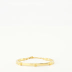 Imagem do bracelete Forever Fendi dourado da marca Fendi para Mulheres - Temporada Primavera-Verão 2026 - Vista Frontal