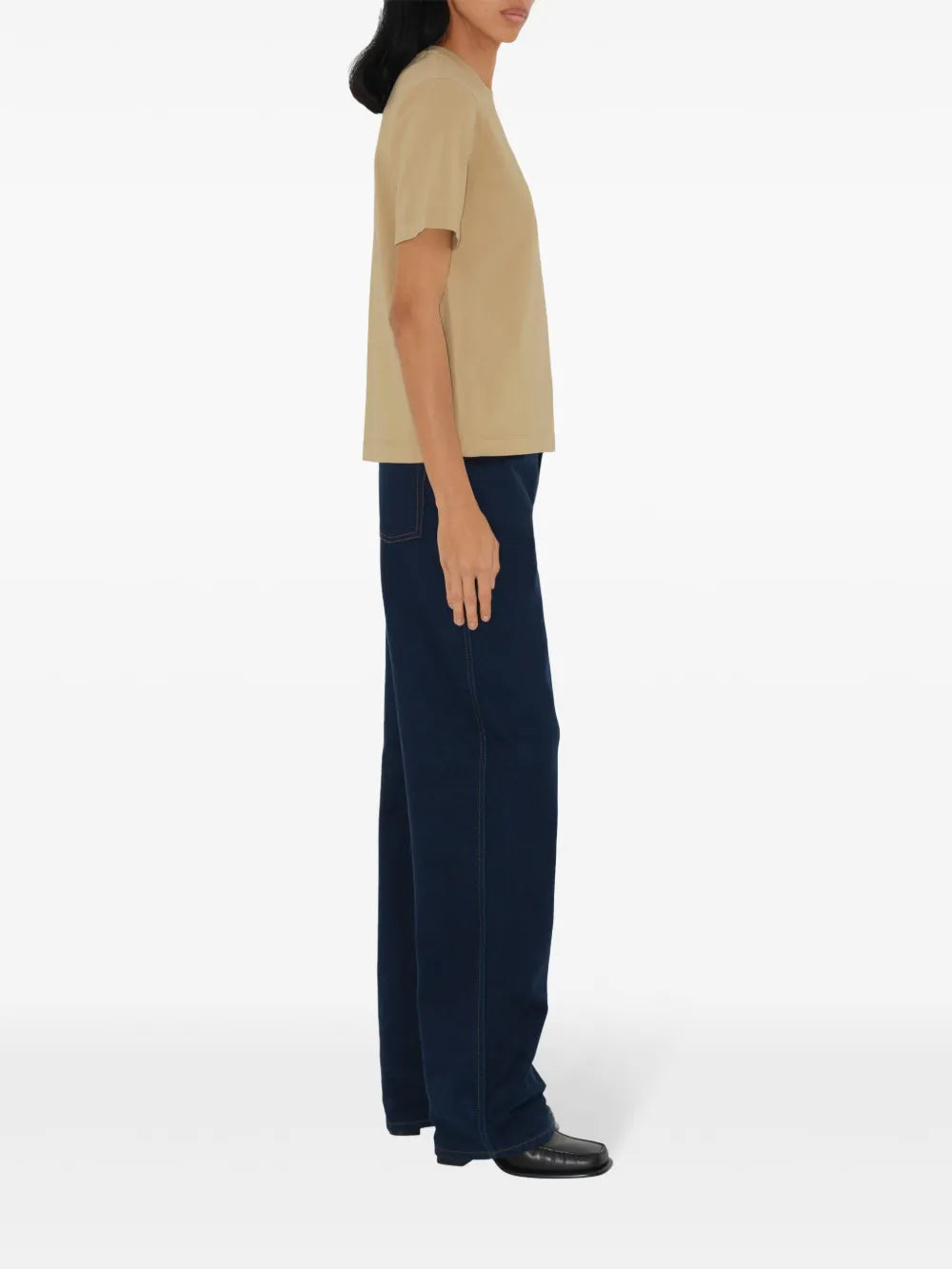 T-shirts T-shirt Cavalier Burberry Beige Femme