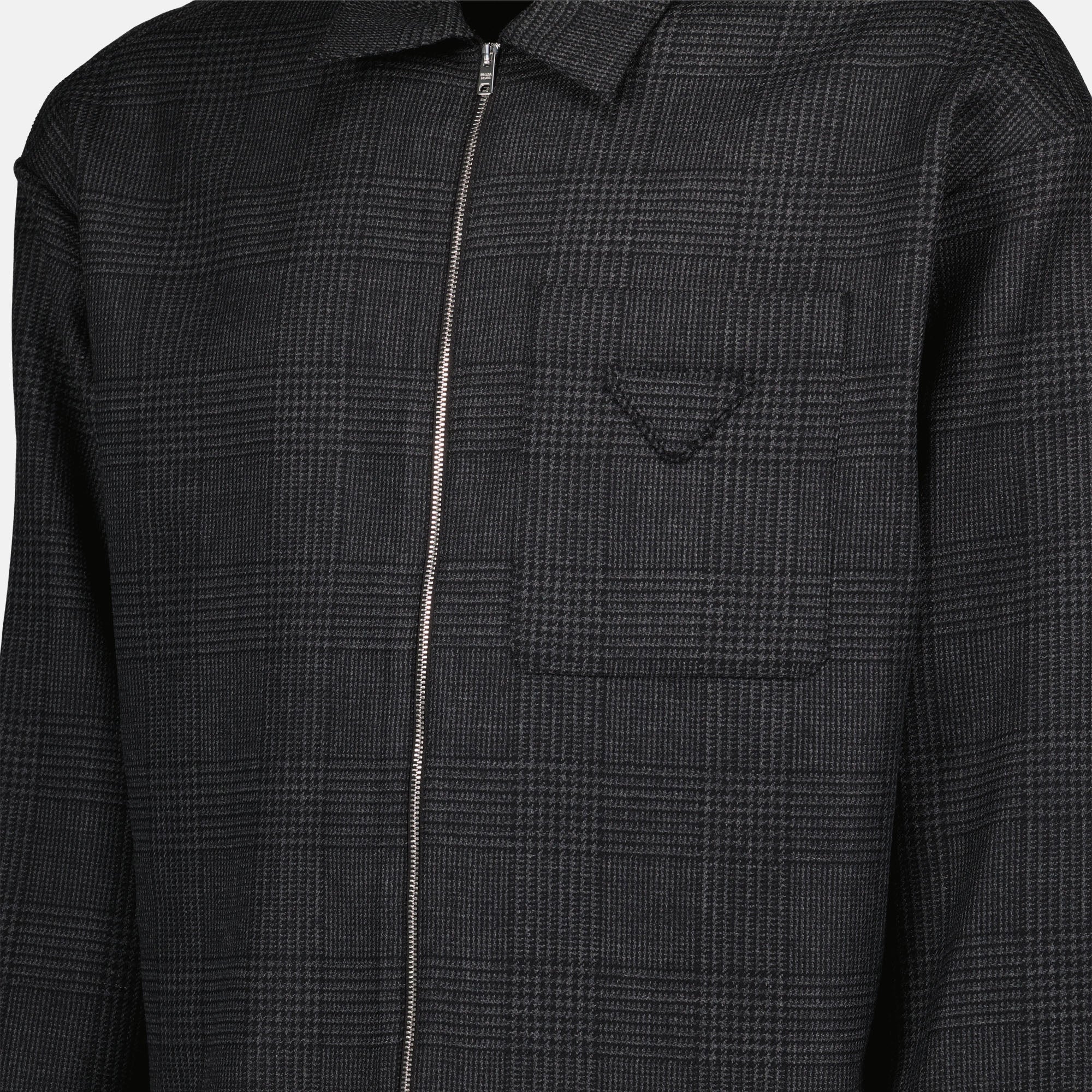 Jacken Veste chemise Prada Grau Homme