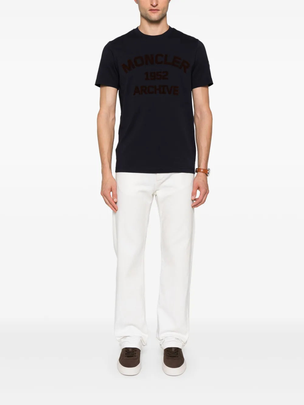 T-shirts T-shirt imprimé Moncler Bleu foncé Homme