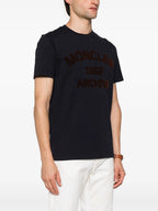 T-shirts T-shirt imprimé Moncler Bleu foncé Homme