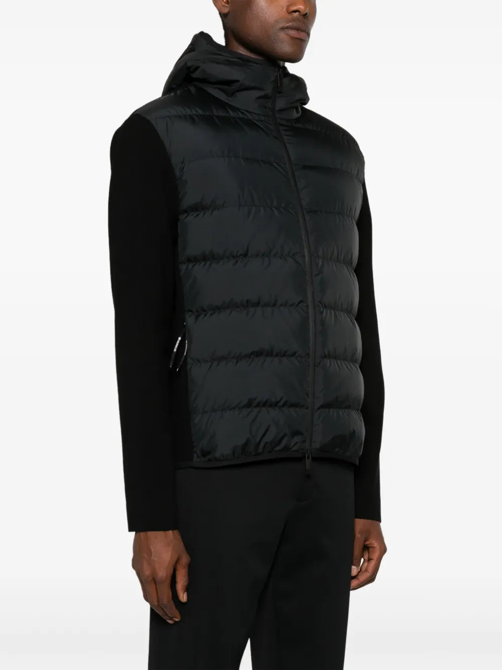 Vestes Veste bi-matière Moncler Noir Homme