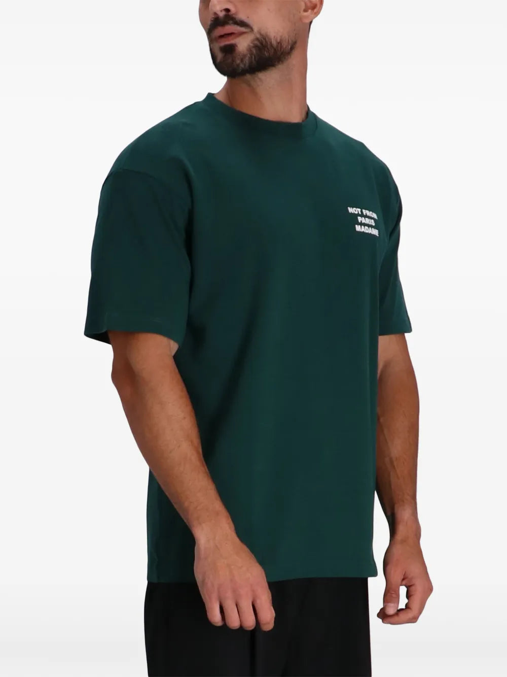 T-shirts T-shirt Slogan vert Drole De Monsieur Vert Homme