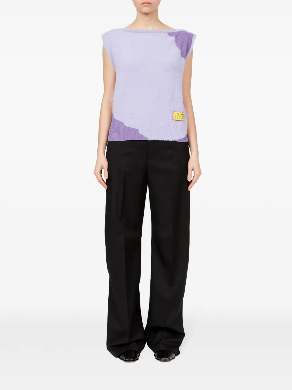 T-shirts T-shirt en molleton Mm6 Violet Femme