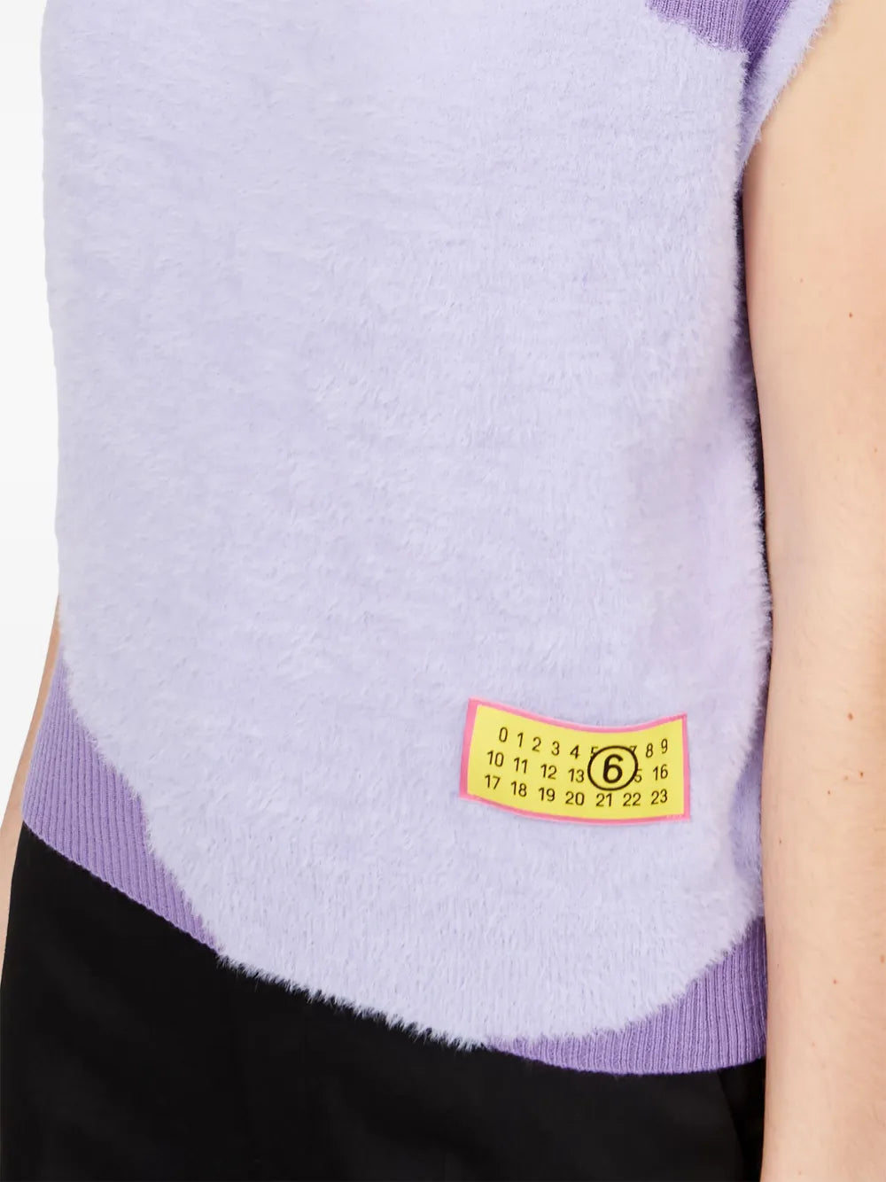 T-shirts T-shirt en molleton Mm6 Violet Femme