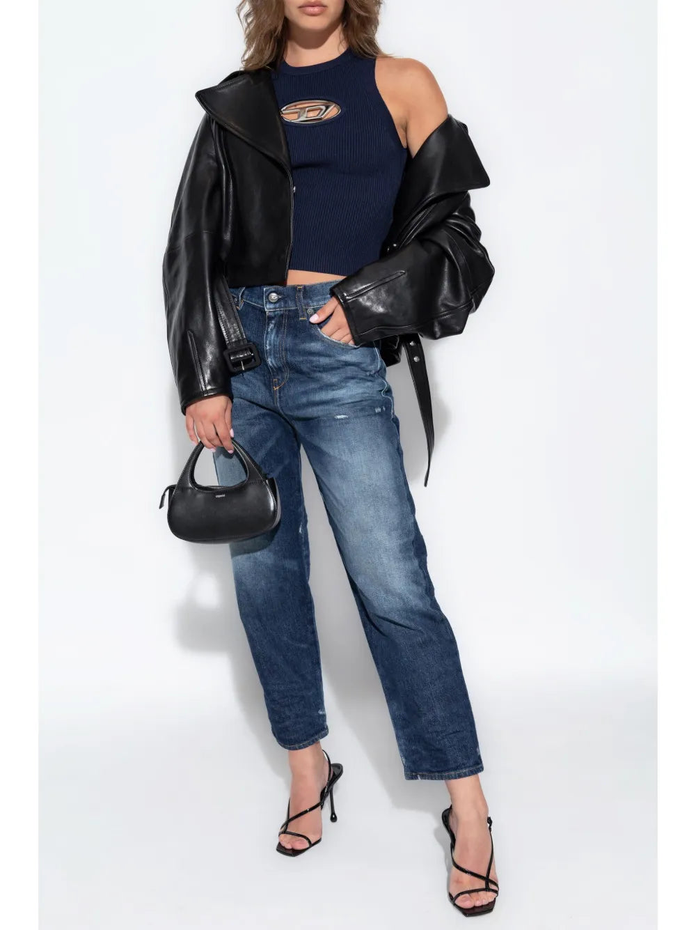 Pantalons Jean droit 2016 D-Air Diesel Bleu Femme