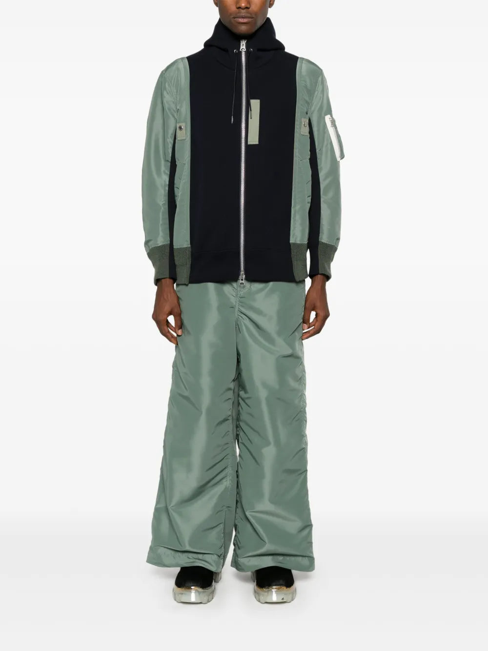 Jackets Two-tone Bombers Sacai Dark blue Men