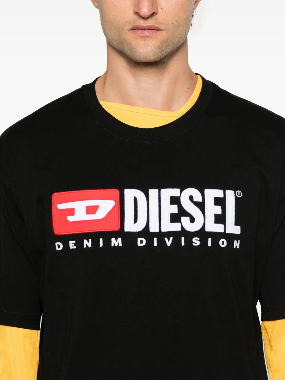 Polos T-shirt T-Boxt-Div Diesel Preto Homme