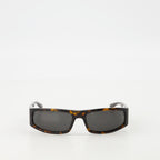 Lunettes Lunettes de soleil Tech Courrèges Marron Homme