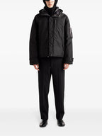 Manteaux Doudoune en Re-Nylon Prada Noir Homme