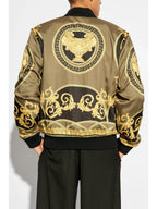 Jackets Reversible Barocco Bomber Versace Yellow Homme