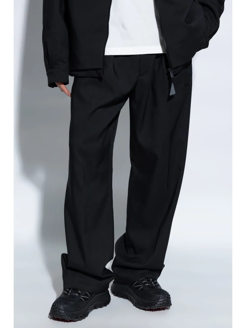 Pants Dressed Jogging Pants Moncler Black Homme