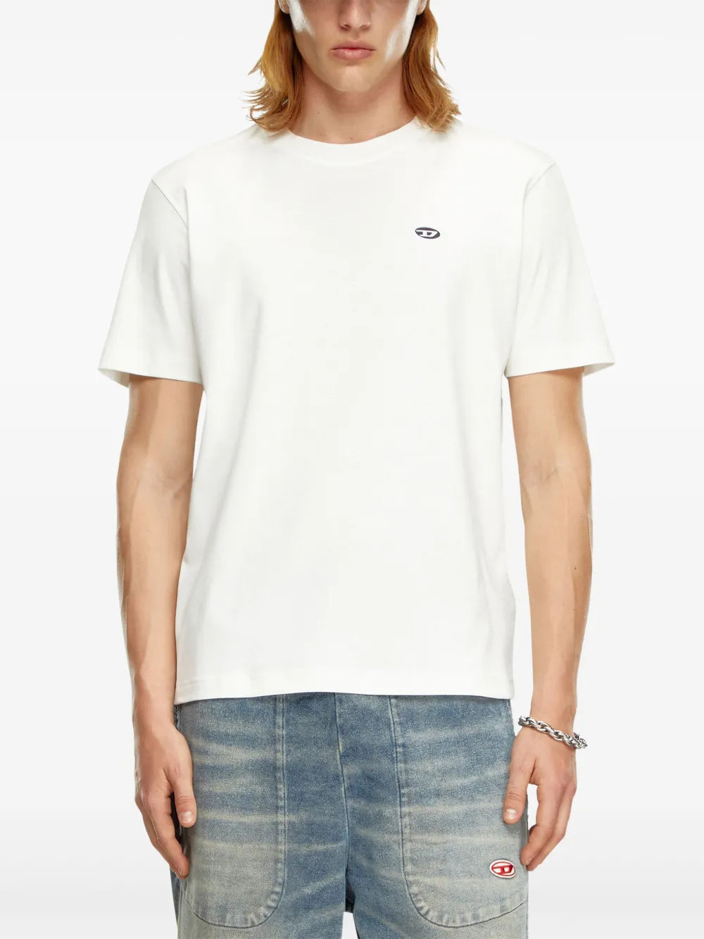 T-shirts T-shirt T-Adjust Diesel Blanc Homme