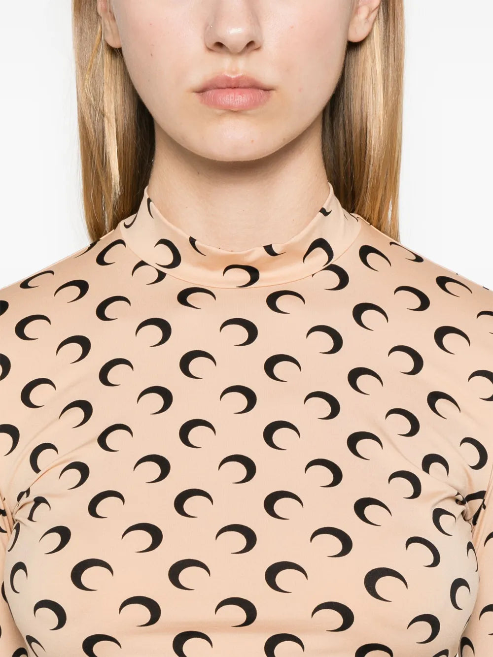 Image de l'article Top Jersey Moon de la marque Marine Serre pour Femme - Saison Automne-Hiver 2025 - Vue détaillée_5