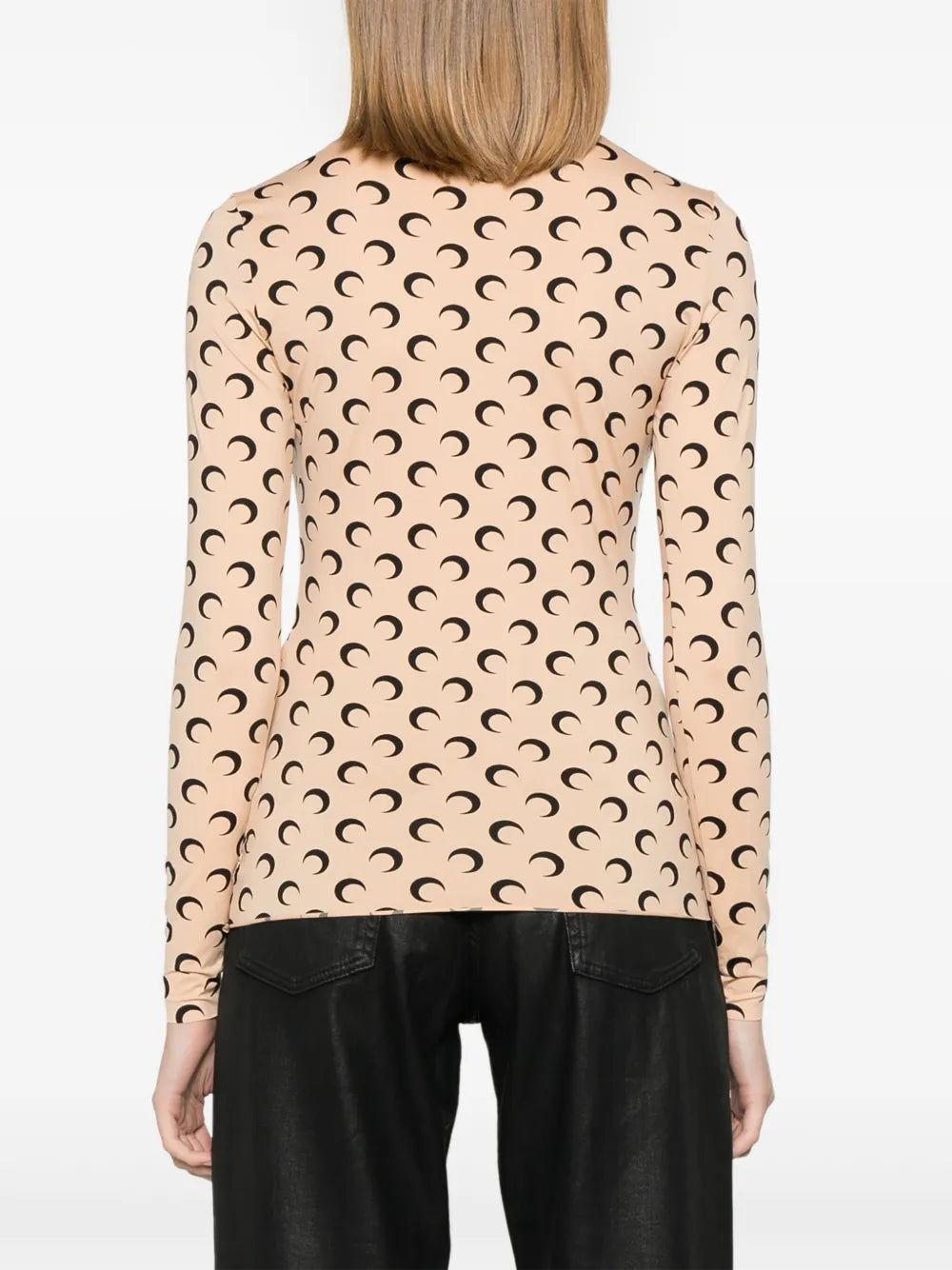 Image de l'article Top Jersey Moon de la marque Marine Serre pour Femme - Saison Automne-Hiver 2025 - Vue détaillée_4