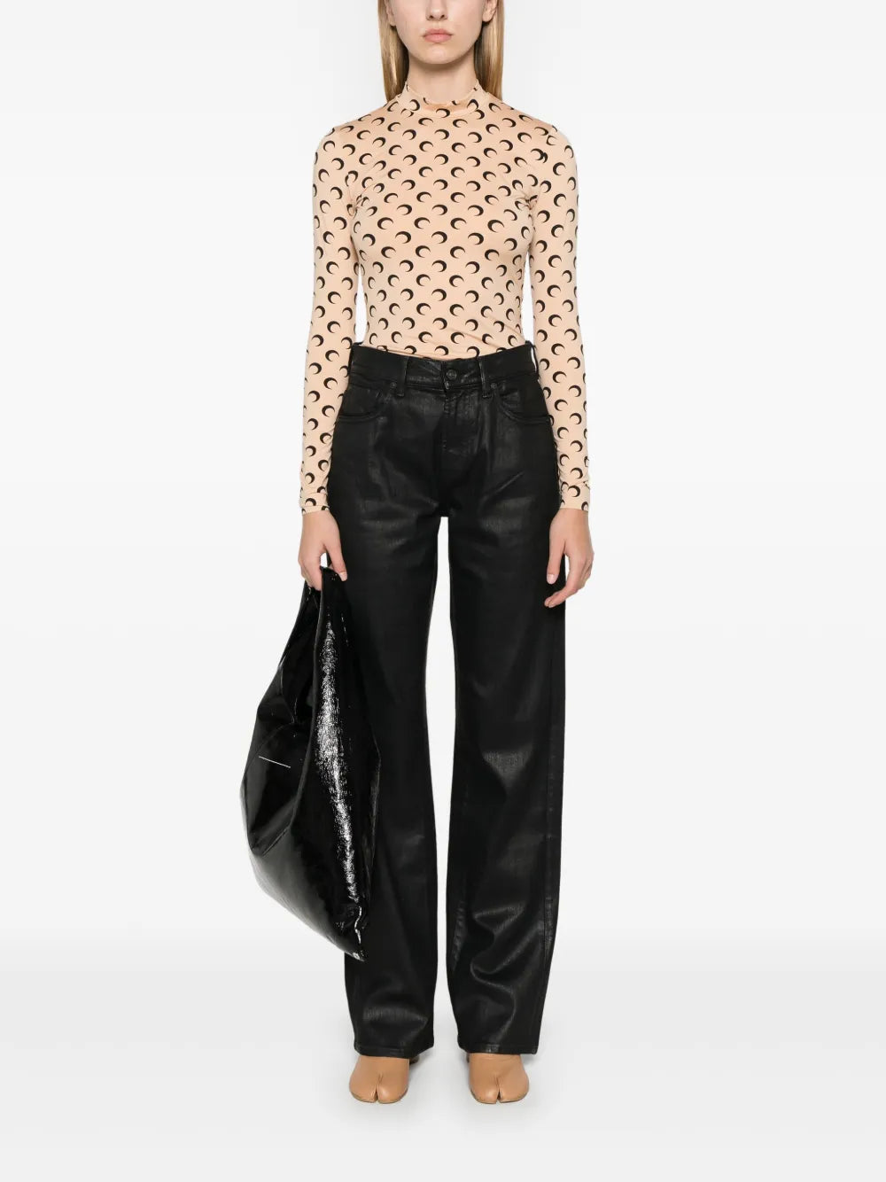 Image de l'article Top Jersey Moon de la marque Marine Serre pour Femme - Saison Automne-Hiver 2025 - Vue de Dos