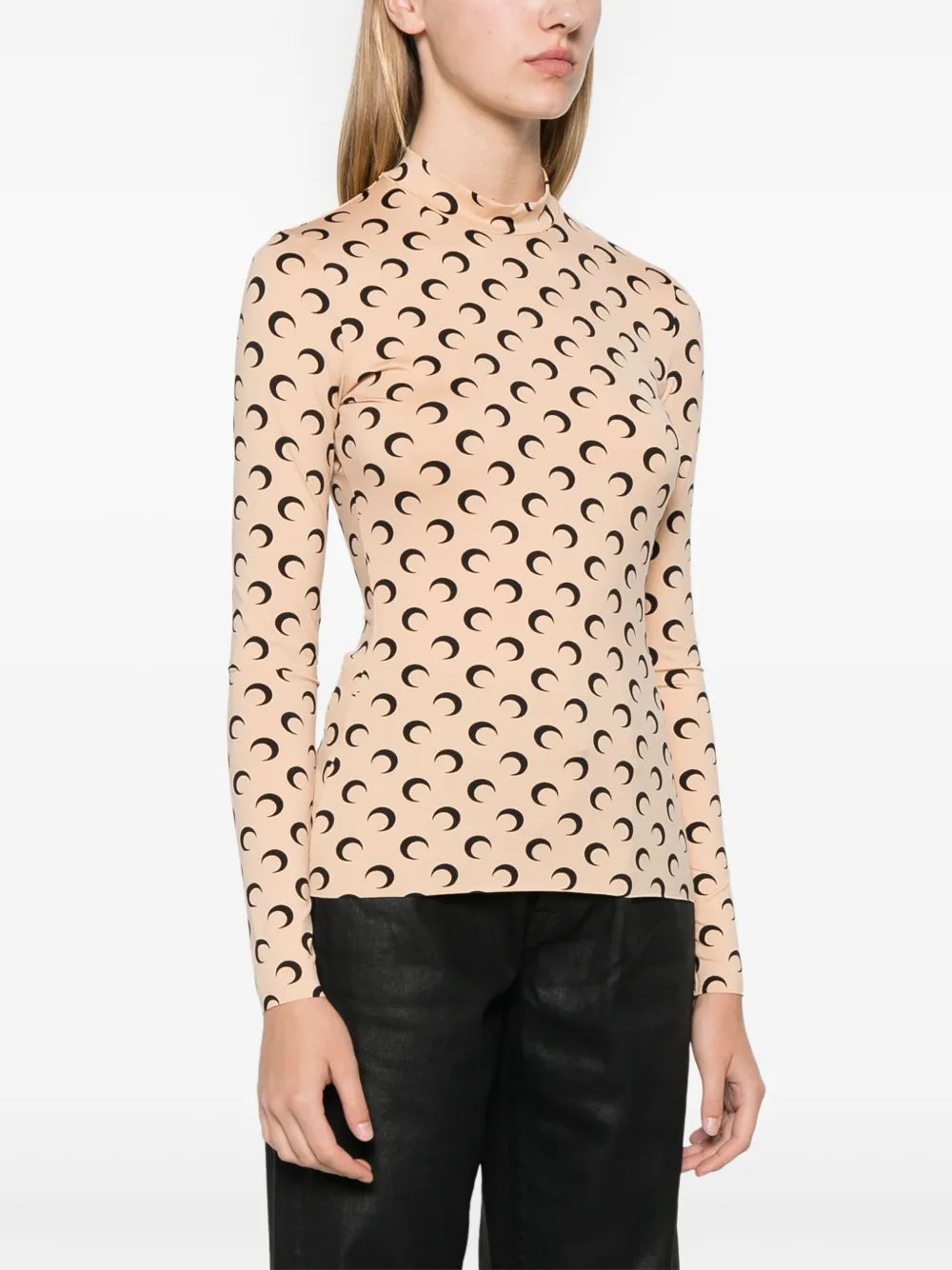 Image de l'article Top Jersey Moon de la marque Marine Serre pour Femme - Saison Automne-Hiver 2025 - Vue détaillée_1
