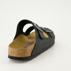 오픈 슈즈 아리조나 슬리퍼 Birkenstock 검은색 Homme