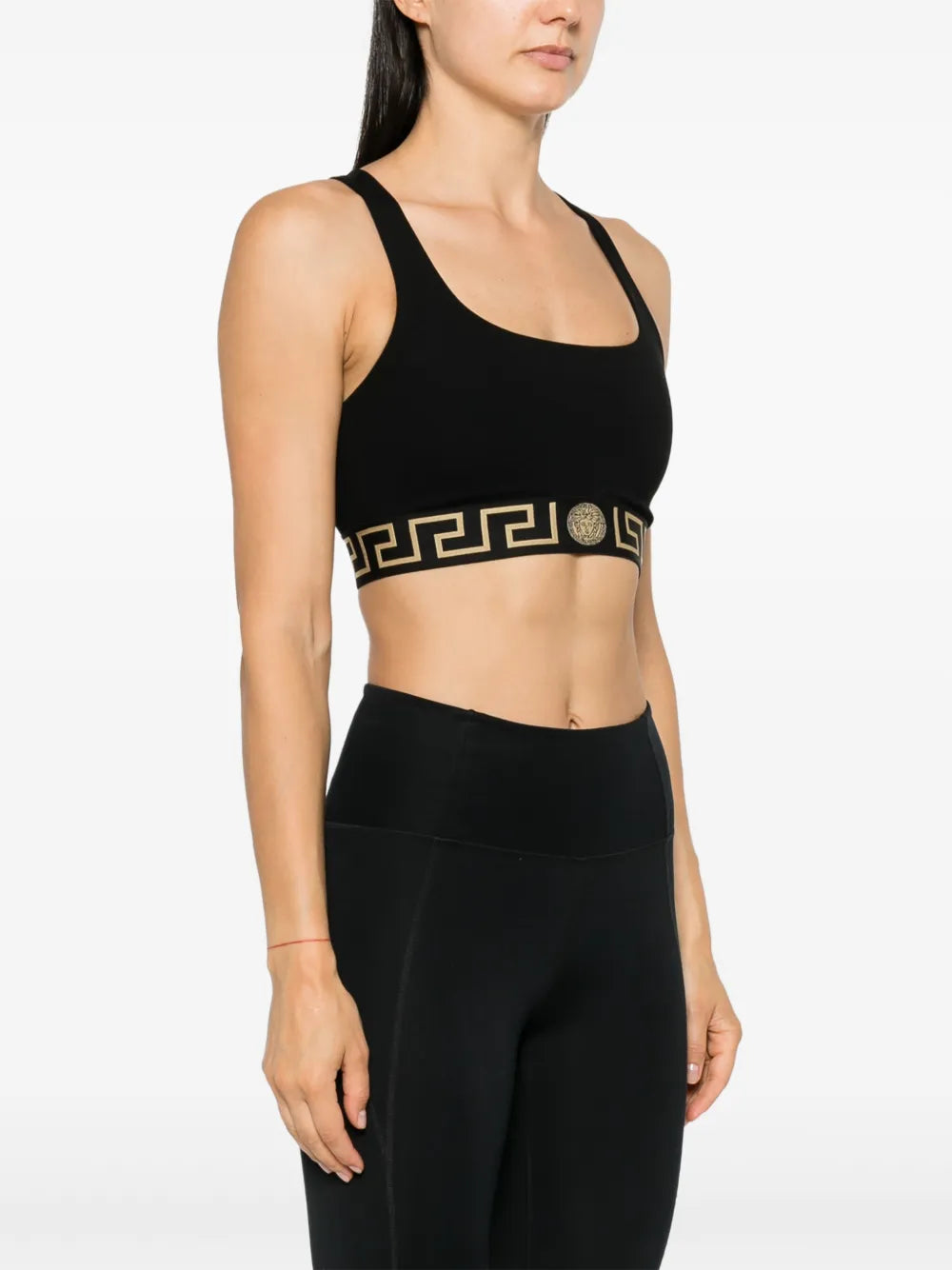Tops Brassière de sport Medusa Versace Noir Femme