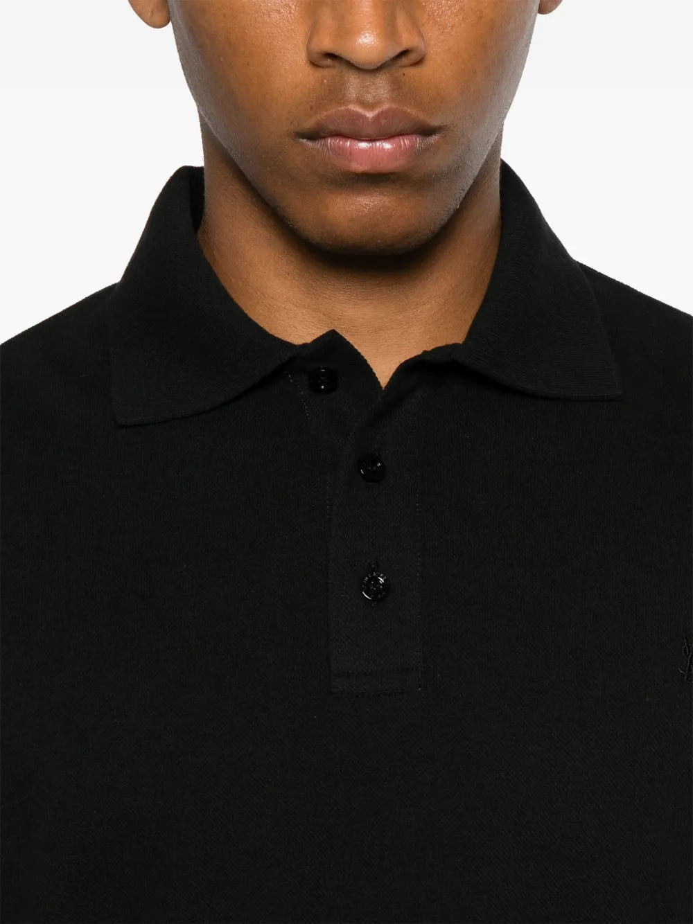Polos Polo Cassandre Saint Laurent Noir Homme