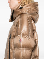 Manteaux Doudoune Rochelairs Moncler Grenoble Beige Femme