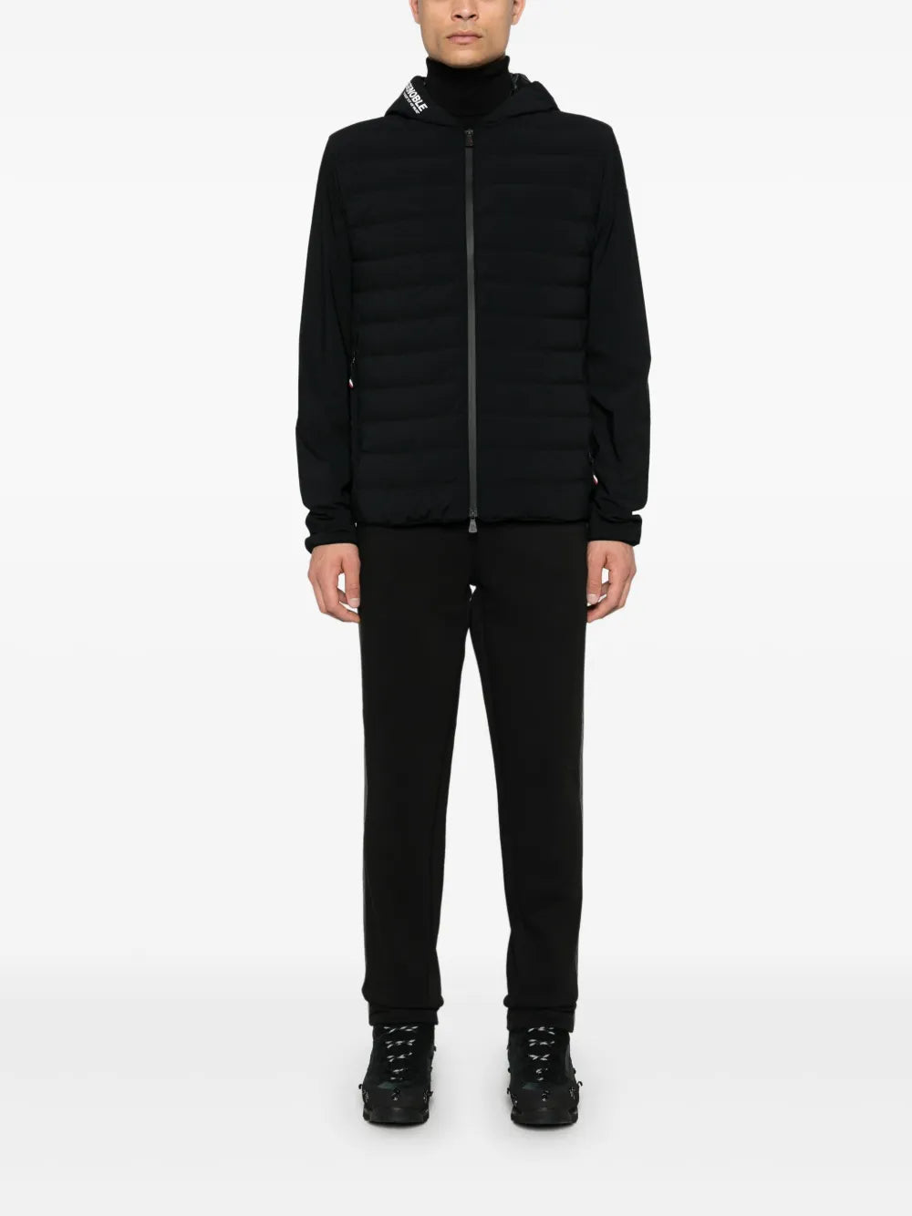 Vestes Veste bi-matière Moncler Grenoble Noir Homme