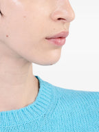 Maglieria Maglione a Maniche Corte Prada Blu Femme