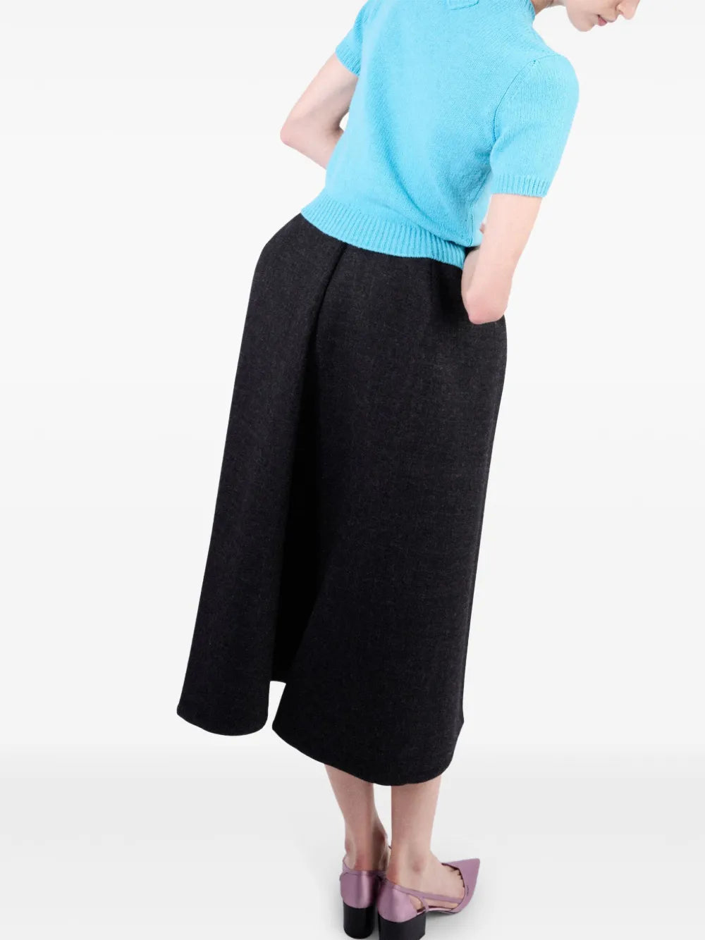 Maille Pull à manches courtes Prada Bleu Femme