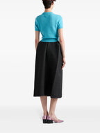 Maglieria Maglione a Maniche Corte Prada Blu Femme