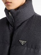 Vestes Doudoune sans manches Prada Gris Femme