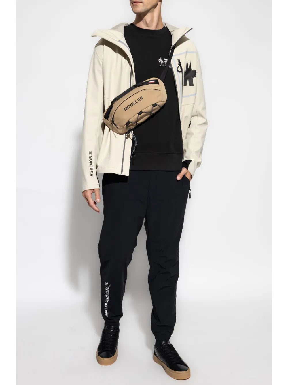 Pants Nylon Jogging Pants Moncler Grenoble Black Homme