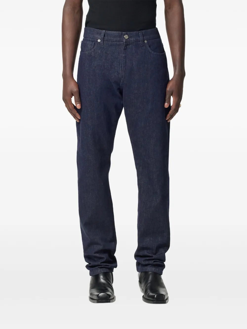 Pantalons Jean brut Versace Bleu foncé Homme