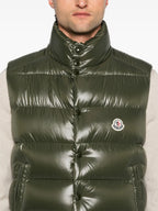 Vestes Doudoune sans manches Tibb Moncler Kaki Homme