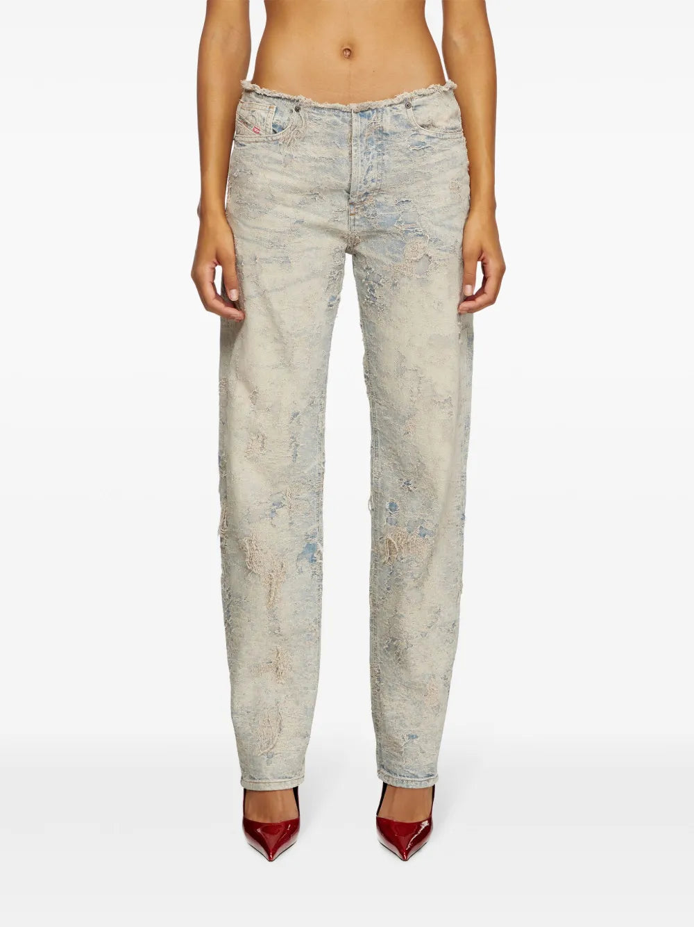 Pantalons Jean D-Arker-FSF Diesel Gris Femme