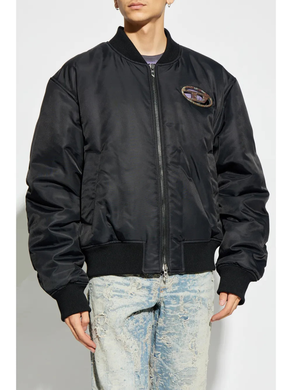 Jackets J-Milles-Rugg Bomber Diesel Black Homme