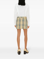 Jupes Jupe mini à carreaux Burberry Beige Femme