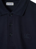 폴로 셔츠 면 폴로 Burberry 진한 파란색 Homme