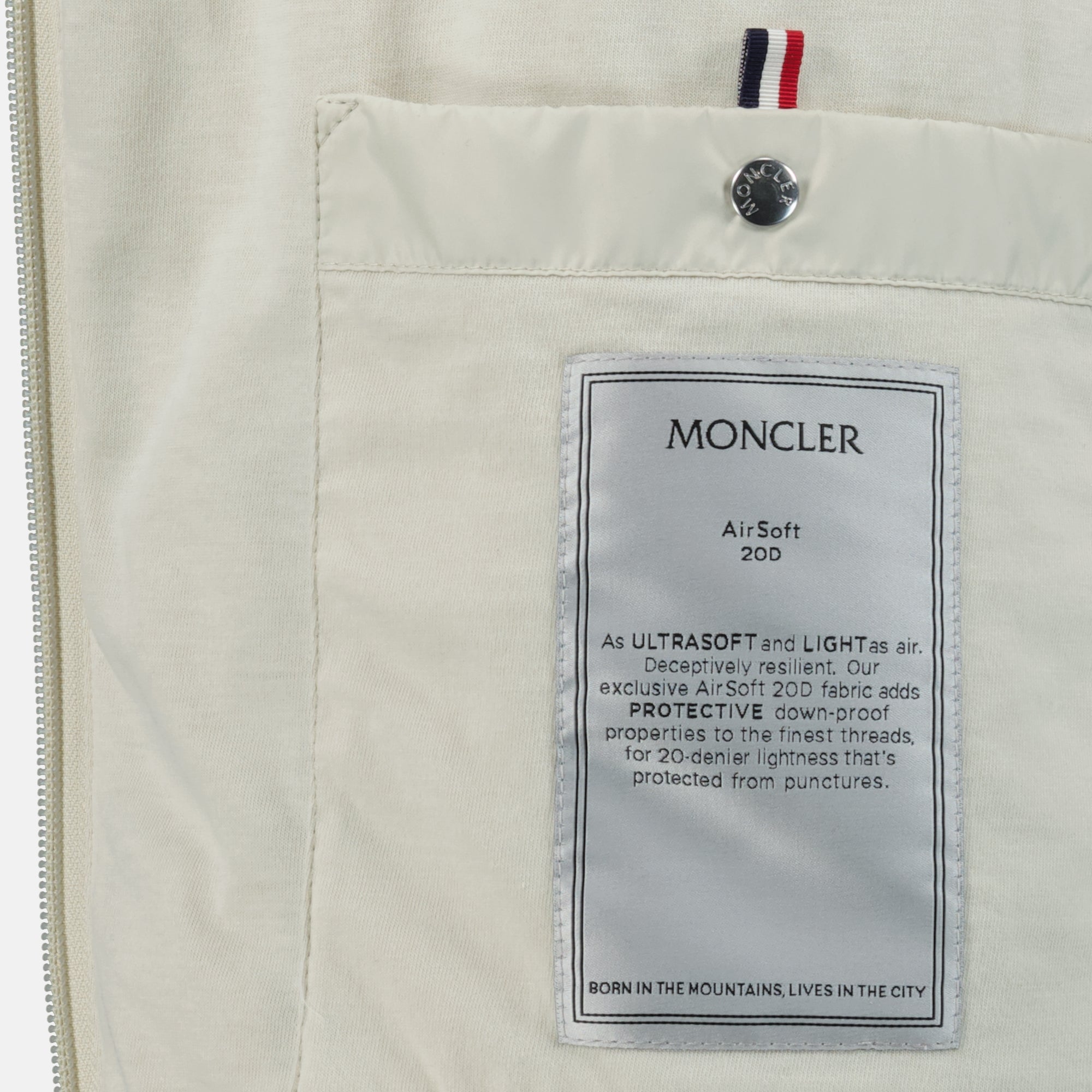 Vestes Coupe-vent Domene Moncler Blanc Homme