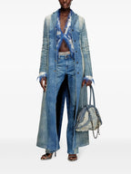 Calças D-Ebbey-FSF Jeans Evase Diesel Azul Femme