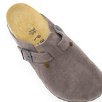 오픈 슈즈 보스턴 뮬 Birkenstock 갈색 Femme