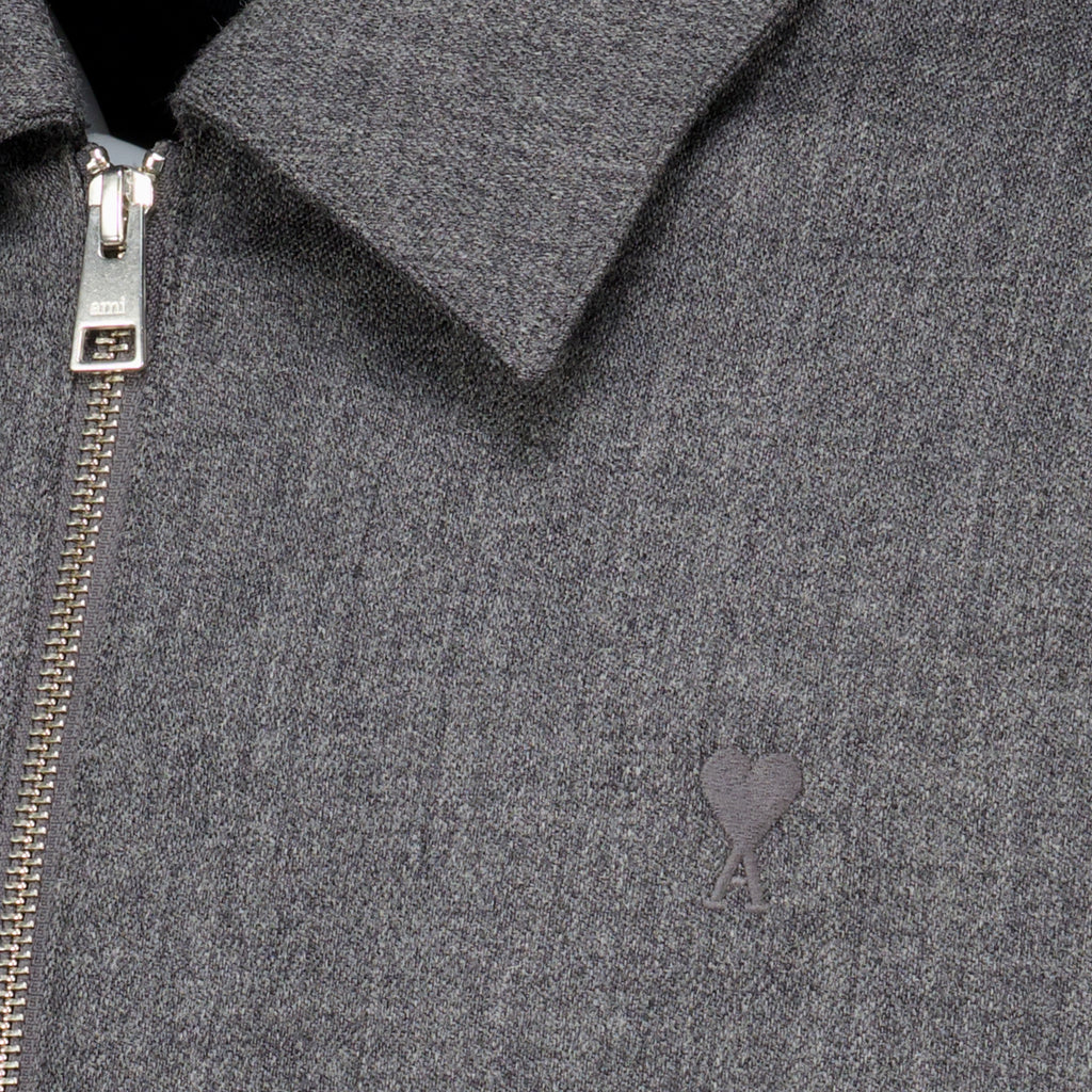 Vestes Gray Wool Jacket Ami PARIS Gris Homme