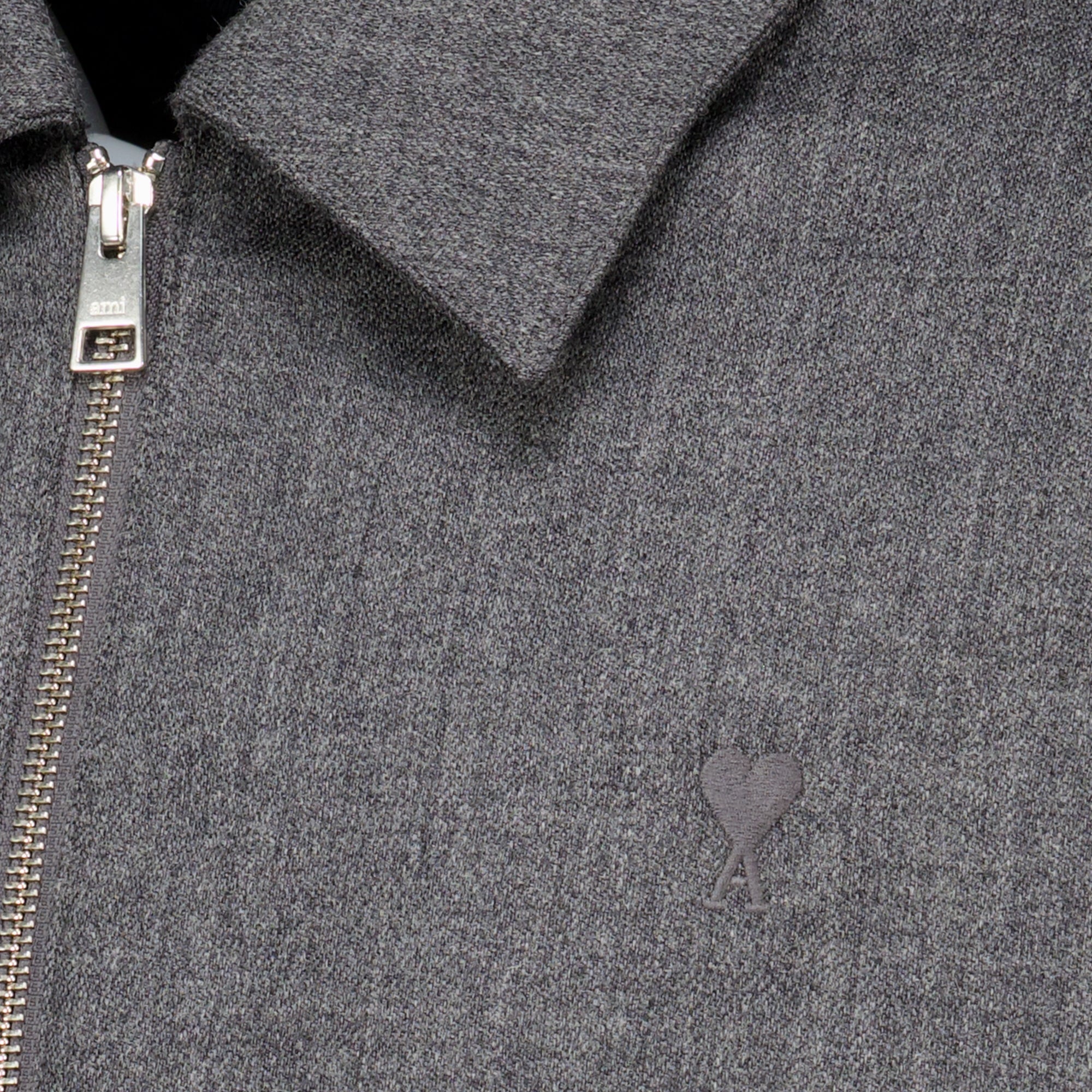 Vestes Grau Wolljacke Ami PARIS Gris Homme