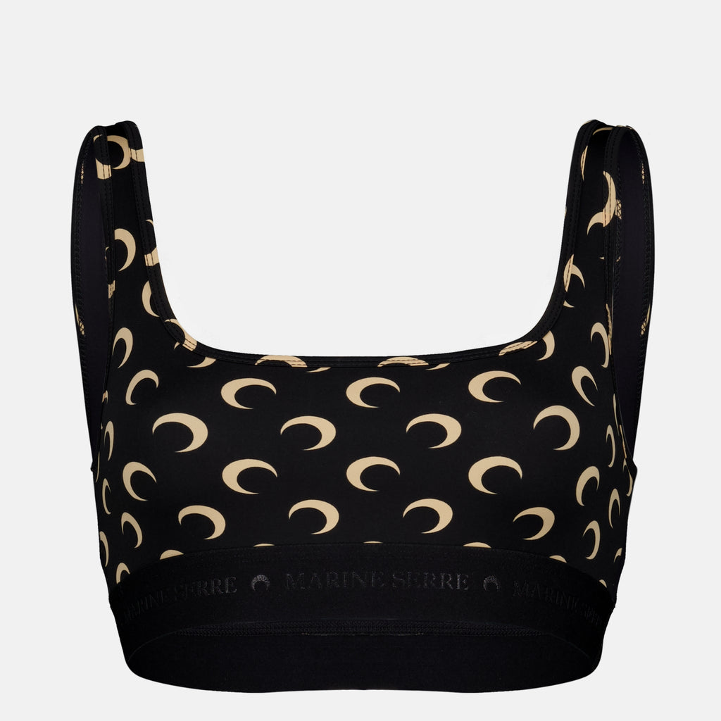 Tops Brassière Moon noir Marine Serre Noir Femme