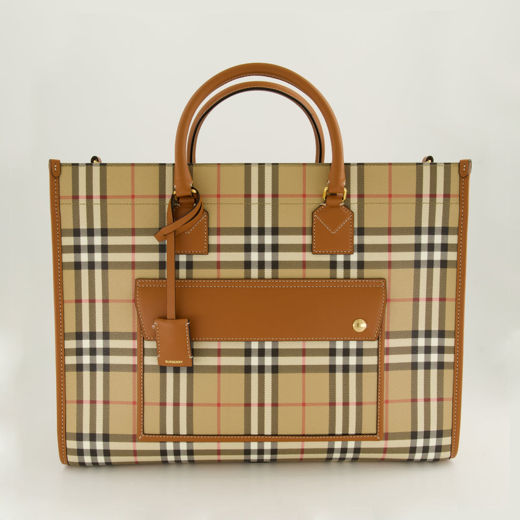 Sacs cabas Cabas Freya Burberry Beige Femme