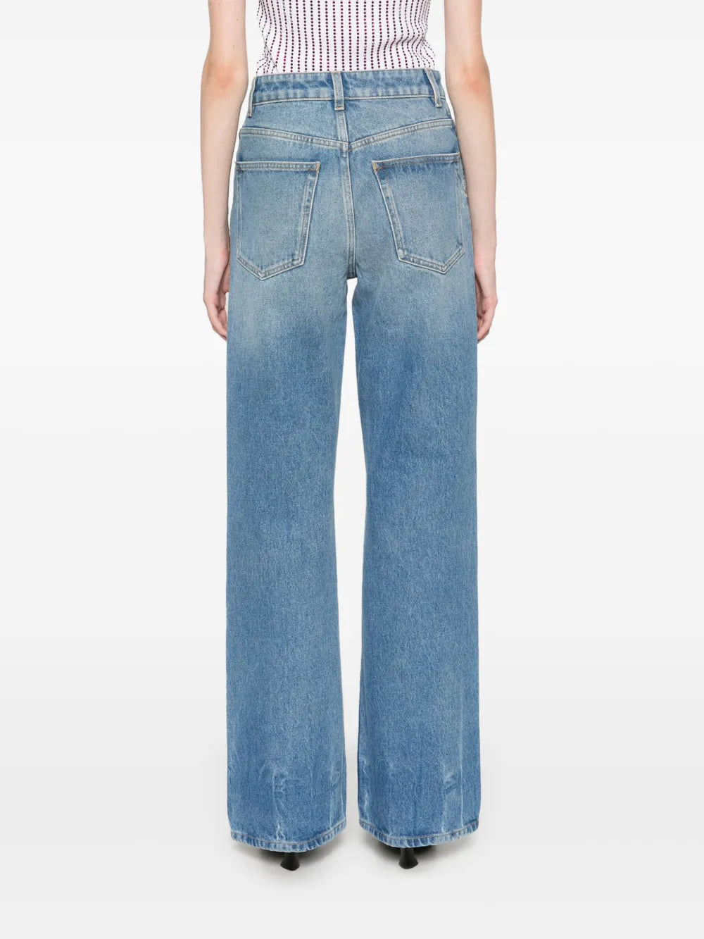 Pantalons Jean signature 1969 Rabanne Bleu Femme