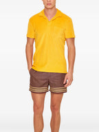 Polos Polo Terry Orlebar Brown Orange Homme