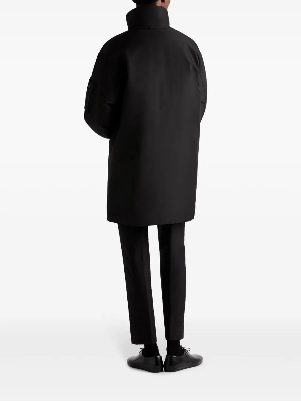 ジャケット リサイクルナイロンパーカー Prada 黒 Homme