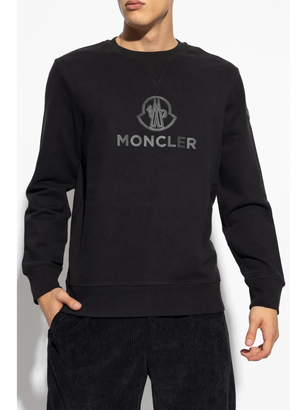 Sweatshirts Sweatshirt à logo Moncler Noir Homme